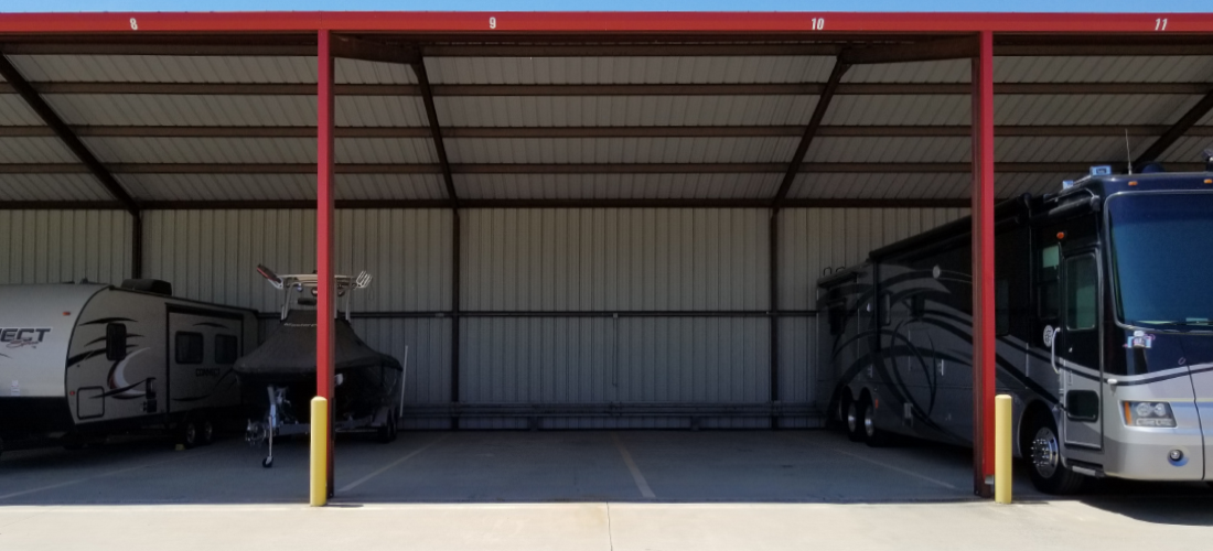 Covered RV Parking Spaces